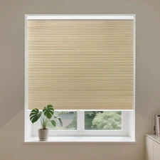 Allesin Cellular Shades Cordless Blackout Honeycomb Blinds for Indoor Windows...