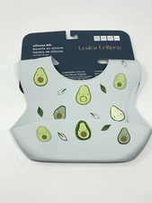 SILICONE BABY BIB 4m+ PVC FREE NO BPA 100% FOOD GRADE Dishwasher LOULOU LOLLIPOP