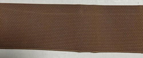 Cintura donna larga elasticizzata pelle vegan ottone antico medaglione marrone oro L-XL - Foto 7 di 7