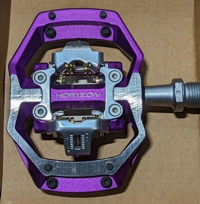 Nukeproof Horizon CS CrMo Purple MTB Mountain biking Pedals New | eBay