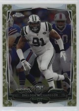 2014 Topps Chrome STS Camo Refractor 473/499 Sheldon Richardson #53 10k8
