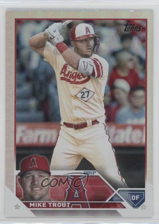 2023 Topps Series 1 Rainbow Foil Mike Trout #27