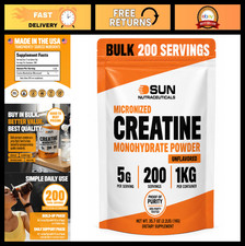 Micronized Creatine Monohydrate Powder 1kg - ...