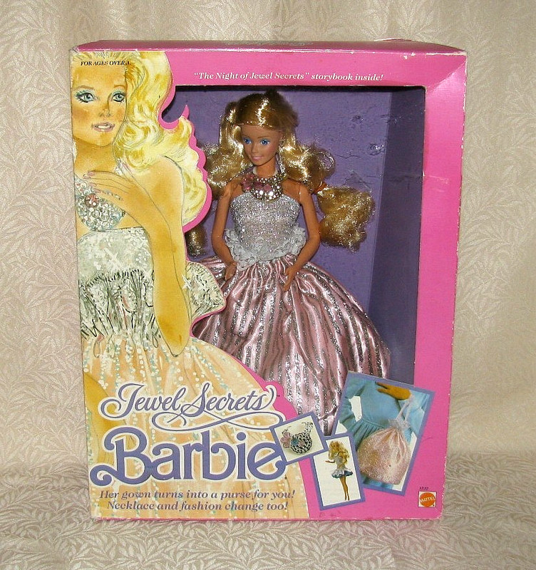 Mattel Vintage Jewel Secrets Barbie 1986 #1737 New in Box (LQQK)