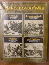 SPI Quad Game Napoleon at War 4 Games Unpunched