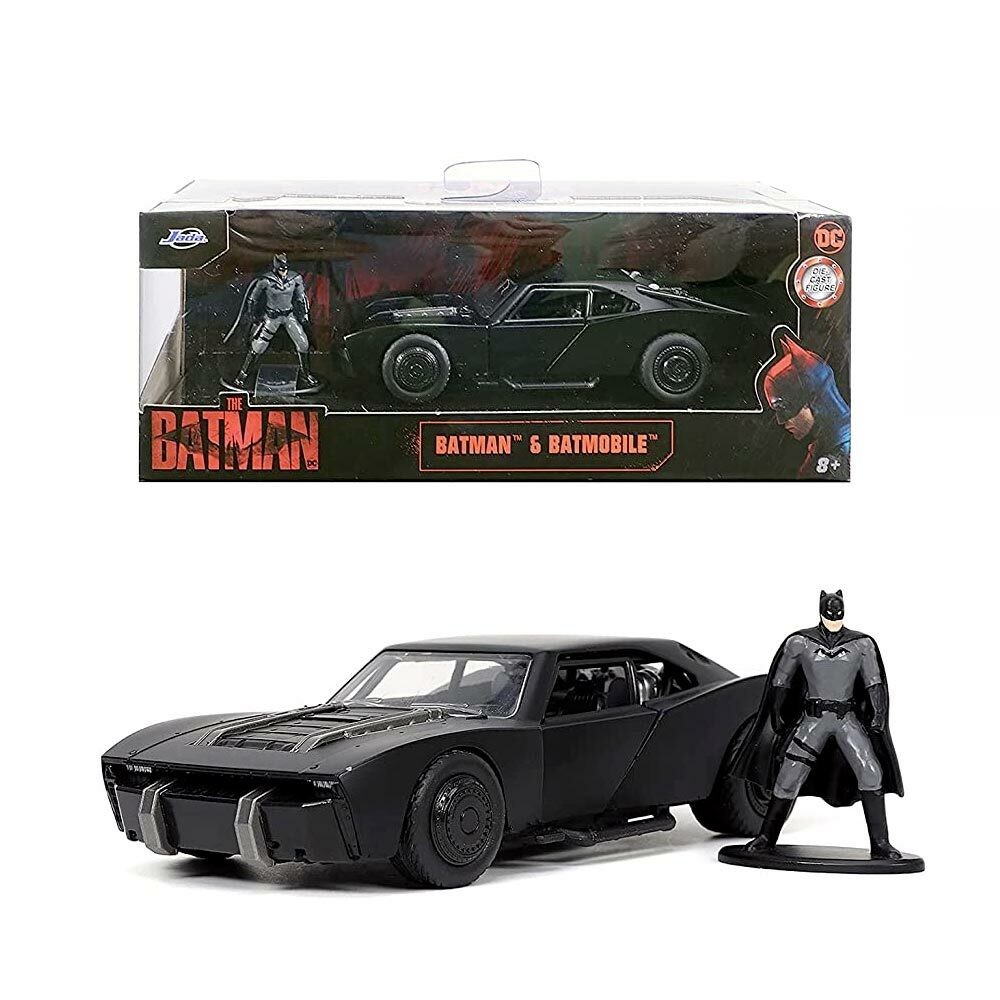 Jada Toys 253213008 Batmobile & Batman Figure 2022 1:32 Scale