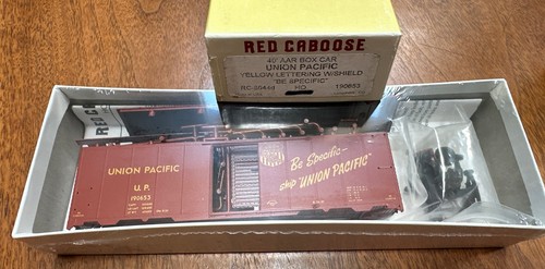 Kit Red Caboose HO RC-8044d 40' AAR Box Car Union Pacific Be Specific #190653 NY | Condition: New