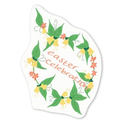 Aufkleber Sticker ''Ostern feiern mit Familie und Freunden'' (DW062333)