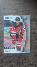 2023-24 Upper Deck Allure - Rookies Simon Nemec #123 Black Rainbow (RC)