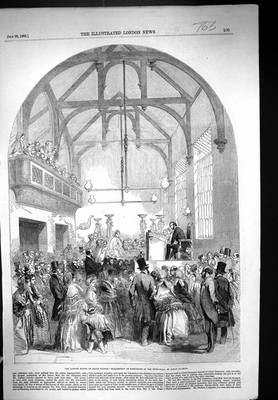 Alter 1855 Dunmow Flitch Speck individuelle Prüfungskandidaten Rathaus viktorianisch