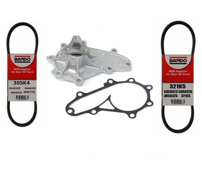 Cooling Water Pump W/ Belts For Mazda RX-8 04-08  Leak Tested