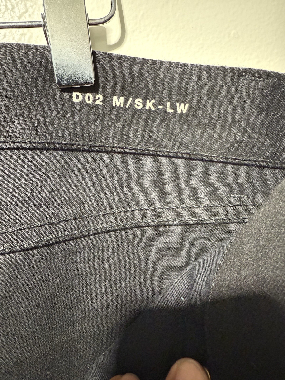 Jeans YSL Saint Laurent al ginocchio strappato taglia 33 nero