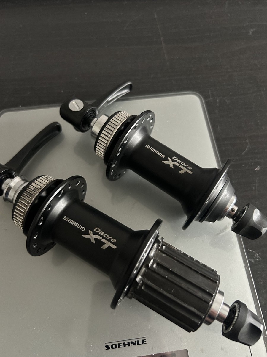 Shimano XT FH-M775/HB-M775 Hubs set QR x 135/100 Center Lock HG10