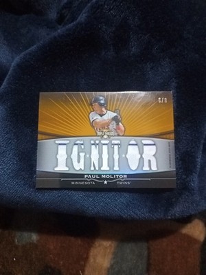 2011 Paul Molitor Triple Threads Game Used Relic 6/9 2011 Tony Gwynn 2/36