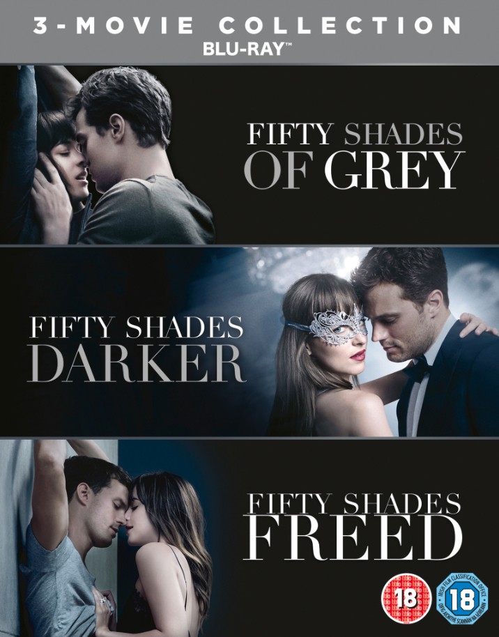 Fifty Shades Freed 3-Movie Boxset (Blu-ray) Victor Rasuk Rita Ora Dakota Johnson