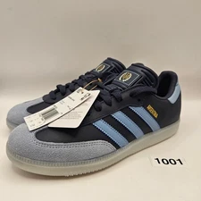 ADIDAS ORIGINAL X AFA SAMBA MEN'S 5.5 NAVY BLUE LEATHER JR6352