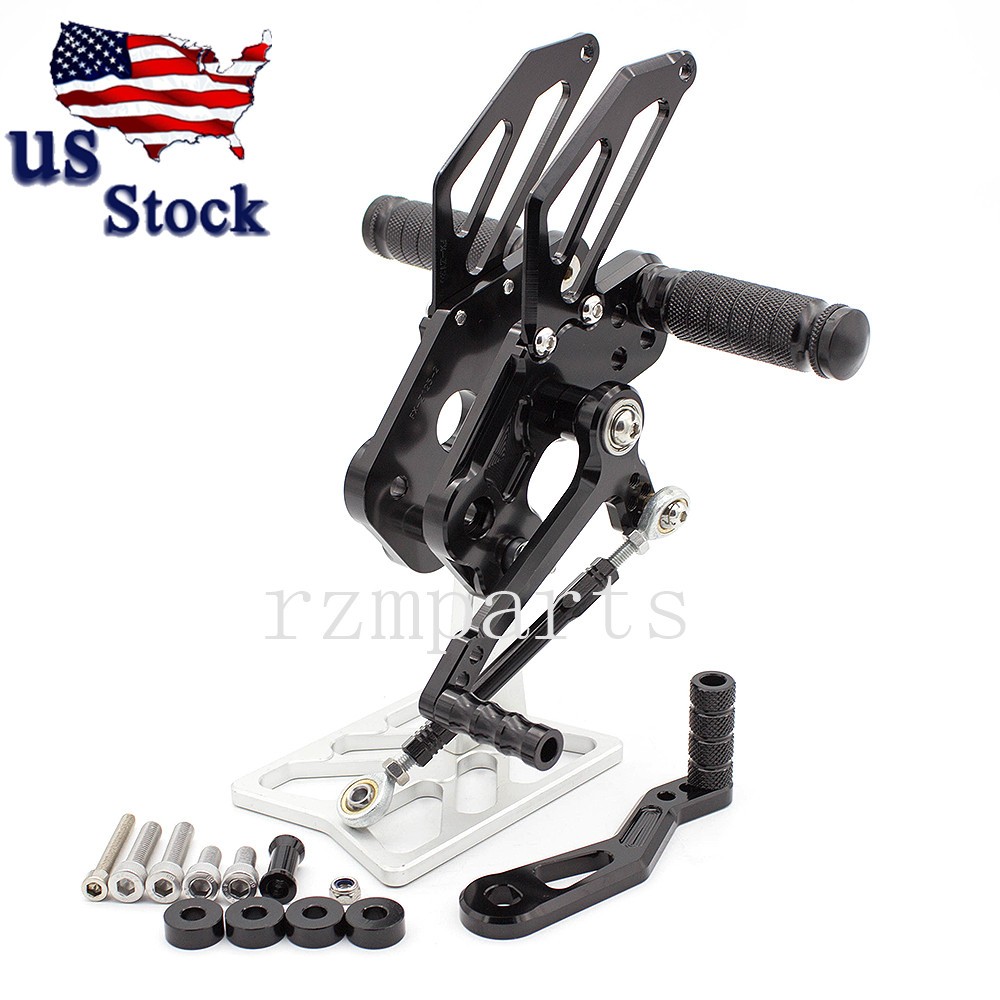 For Kawasaki Z125 Pro 2016-2020 2019 2018 CNC Black Footrest