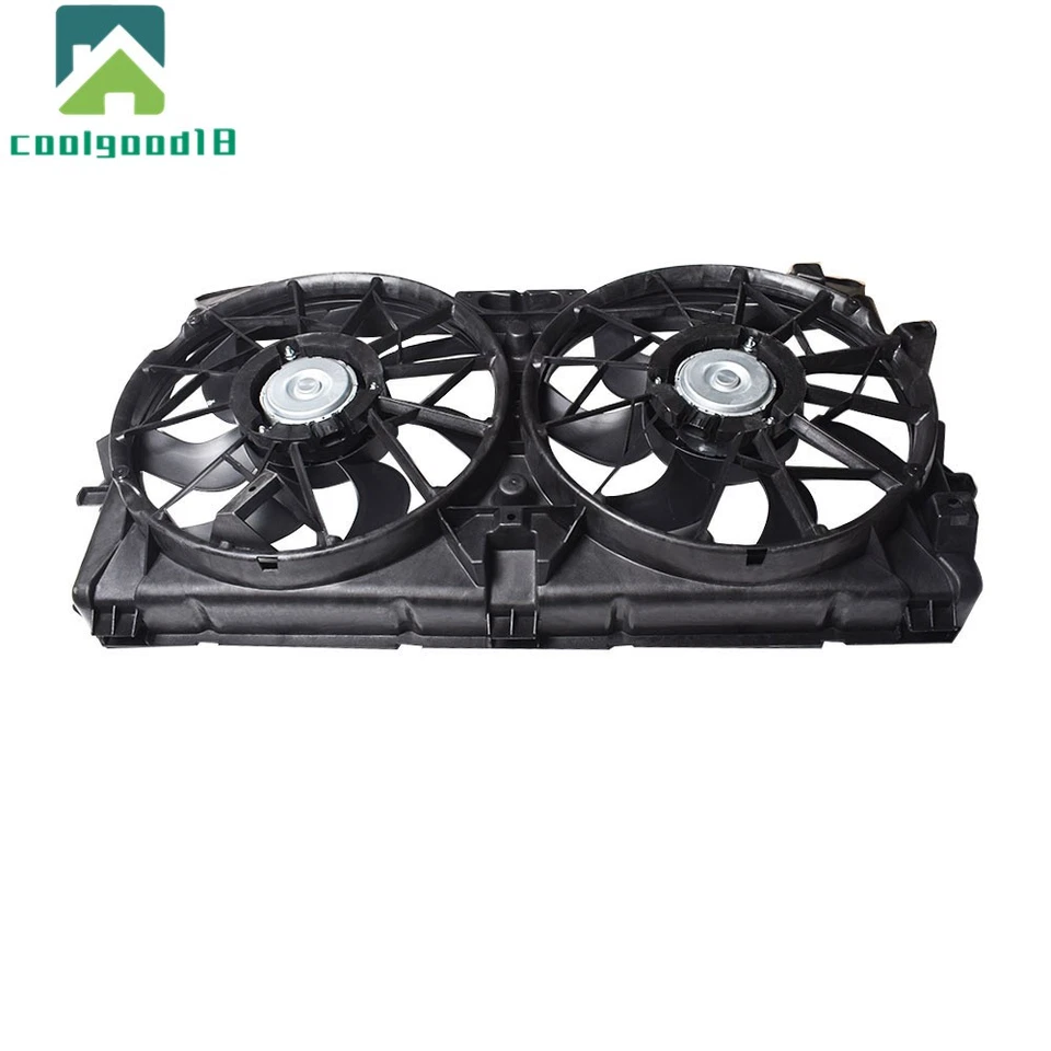 Radiator Condenser Cooling Fan Assembly For Chevrolet Silverado 1500 2005-2007 - Image 3 of 4