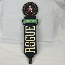 Rogue Beer Tap Handle Gear Print, "8 Hop IPA", 11" Tall Dare, Risk Dream