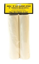 Lint Roller Roll N Go Adhesive Replacement Rollers 10" 6 packs of 2 New