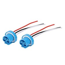 9007 Female Connector Fit for 9004 HB1 HB5 Bulbs 12V 24V, 9007 Universal