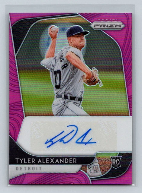 2020 Panini Prizm #RA-TA Tyler Alexander Rookie Autographs Pink Prizm #/50
