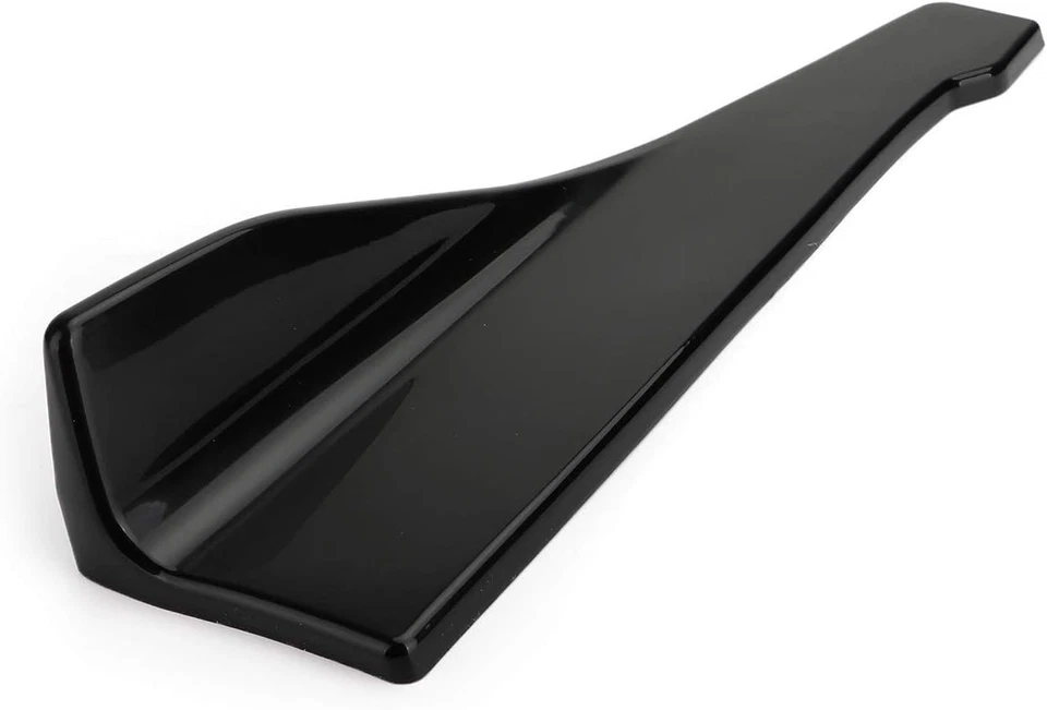 Left/Right Black Universal Rear Side Skirt Winglets Diffusers Extension For Car - Изображение 4 из 4