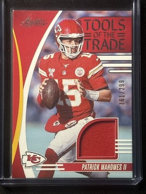 2025 Panini Absolute Patrick Mahomes II Tools of the Trade Jersey /299 KC Chiefs