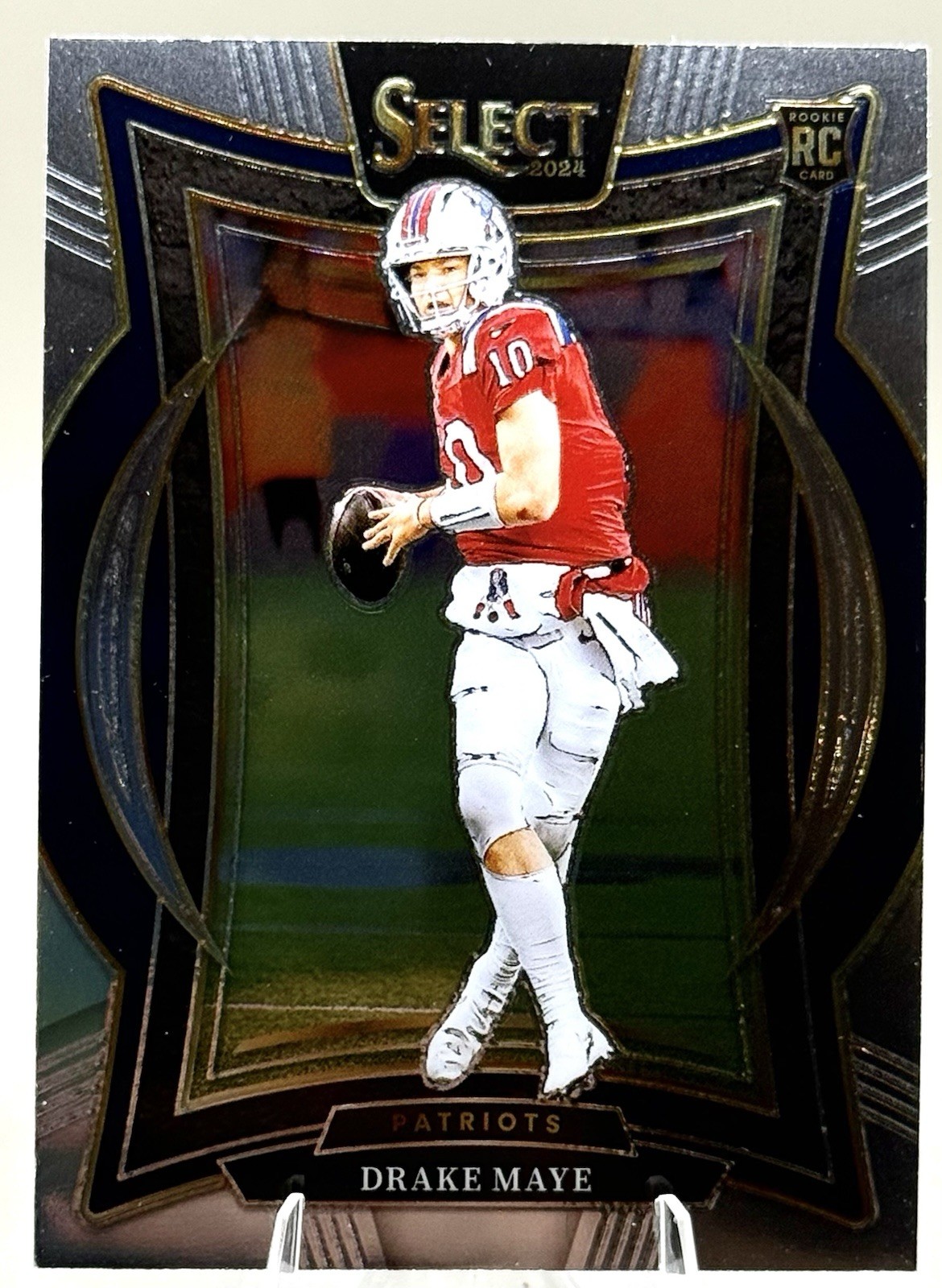 2024 Panini Select Drake Maye #27 Concourse RC New England Patriots (A)