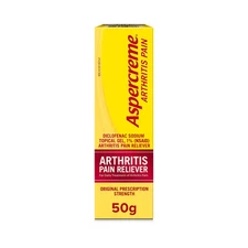 Aspercreme Arthritis Pain Relief Gel 50g NSAID Topical Pain Relief Travel Size