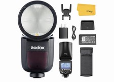 Godox V1S V1-S Round Head Flash Speedlite for Sony Cameras TTL HSS 2.4G Wireless