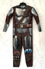 Star Wars Mandalorian Muscle Unisex Child Boys Size M 7-8 Halloween Costume
