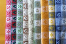 TOVAGLIOLI "TIROLESI" 45x45 cm, 100% cotone 250 gr/mq, vari colori