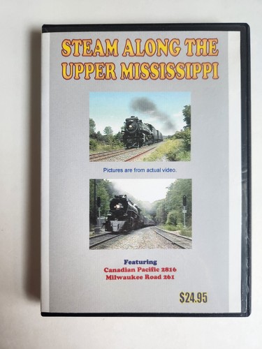Steam Along the Upper Mississippi DVD - Steam Railroad
