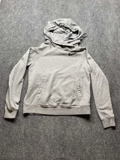 Nike Sportswear Womens Essential Pullover Hoodie Long Sleeve Size M Gray Swoosh
