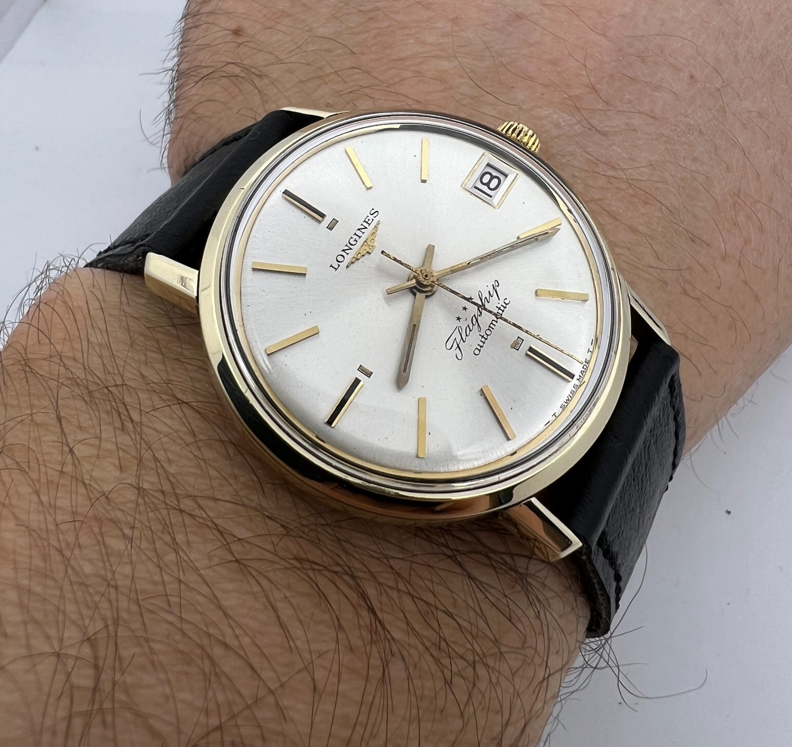 Vintage Longines Flagship Automatic Date Men's 35… - image 22