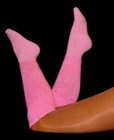 Pink Slouch Socks Hooters Uniform Drag Queen Cross Dresser Hot Sassy Cozy Warm  — photo 2