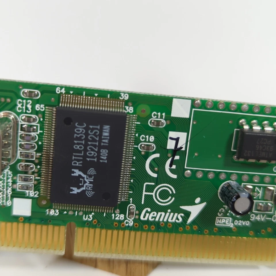 Realtek 8139C 10/100 PCI RJ45 NIC Ethernet Network Card - Image 2 of 4