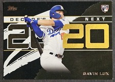 2020 Topps Decade's Next Black #DN-10 Gavin Lux Rookie RC SP /299 Dodgers