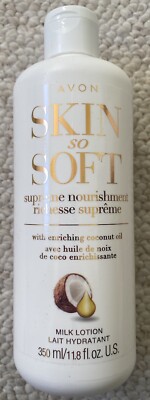 Avon Skin So Soft Suprem Nourish Coconut Oil Milk Lotion [11.8 oz] Up to 50% Off