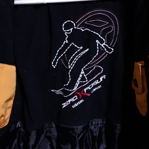 ZeroXposur SNOWBOARD SKI JACKET Comfort Performance Men's Sz large Yellow Black - Picture 11 of 21