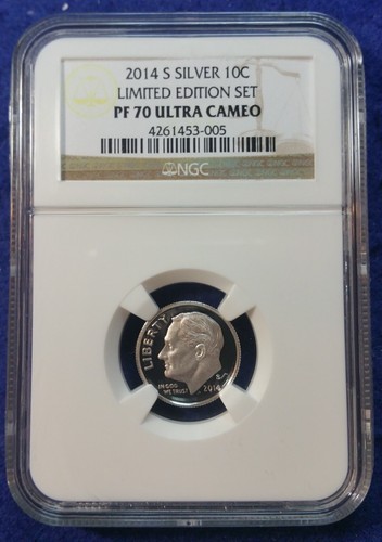2014 S Roosevelt Dime - Limited Edition Silver Proof Set - NGC PF70 - Picture 5 of 6