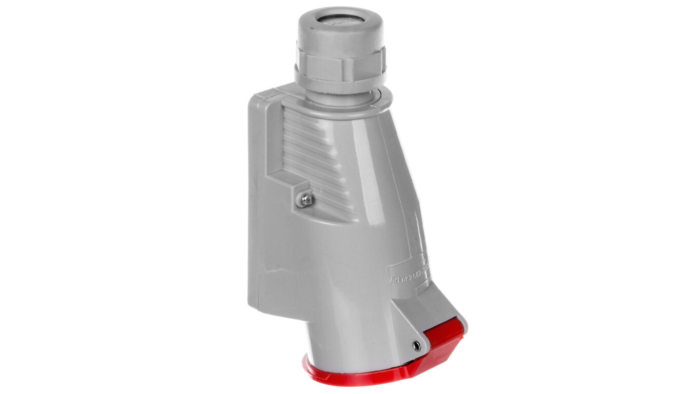Fixed insulating socket 5P 32A 250 / 400V red IP44 2642-126 /T2UK
