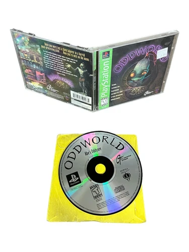 Sony PlayStation 1 PS1 CIB Complete TESTED Oddworld: Abe's Oddysee GH