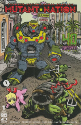 Teenage Mutant Ninja Turtles Mutant Nation Nr 1 Variant Cover D Neuware 2024 new