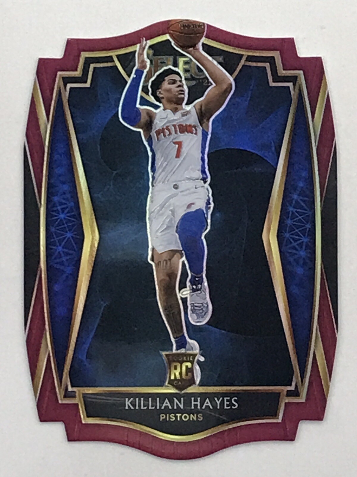 Killian Hayes 2020-21 Panini Select Premier Level Maroon Die-Cut /175 RC #181