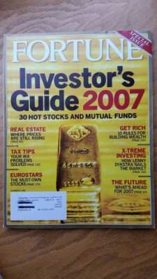 Fortune Magazine Investor's Guide 2007 Dec 25, 2006 30 Hot Stocks Mutual Funds