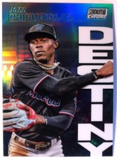 2022 Stadium Club Chrome Dynasty and Destiny #4B Jazz Chisholm Jr. Miami Marlins