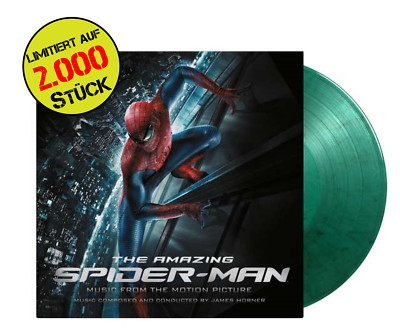 James Horner | The Amazing Spider-Man | Ltd. Numbered Green/Black Vinyl | NEU