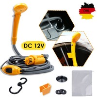 12V Camping Dusche Brause+Tauchpumpe Auto Gartendusche Wohnmobil Outdoor Shower
